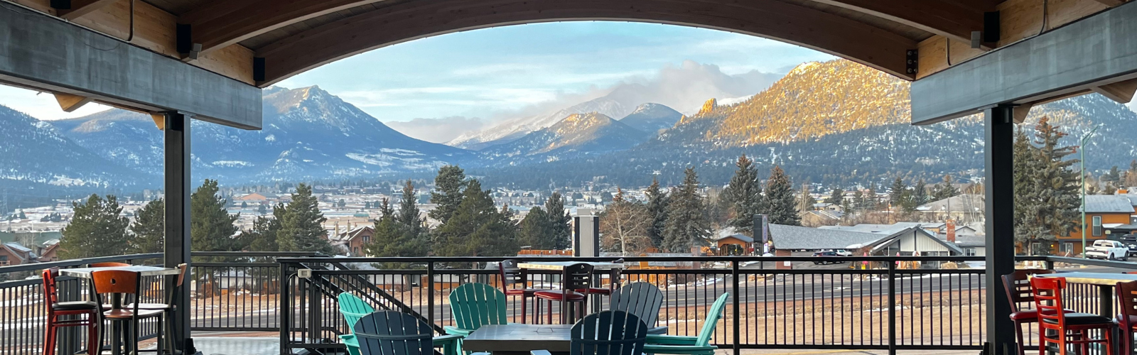 View from our Longs Peak Patio